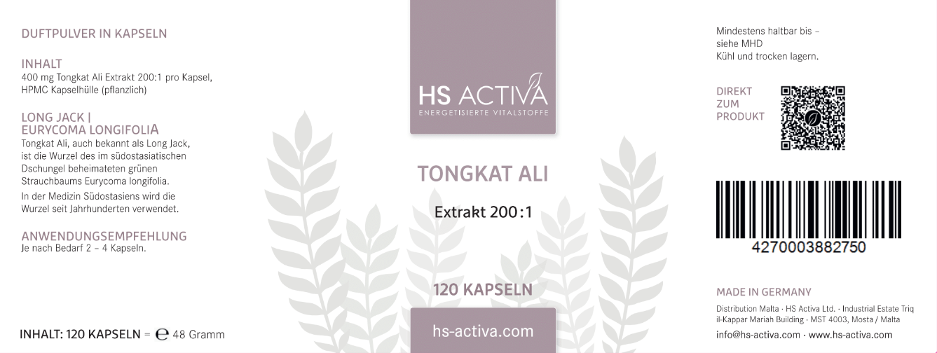 Tongkat Ali - 120 Kapseln
