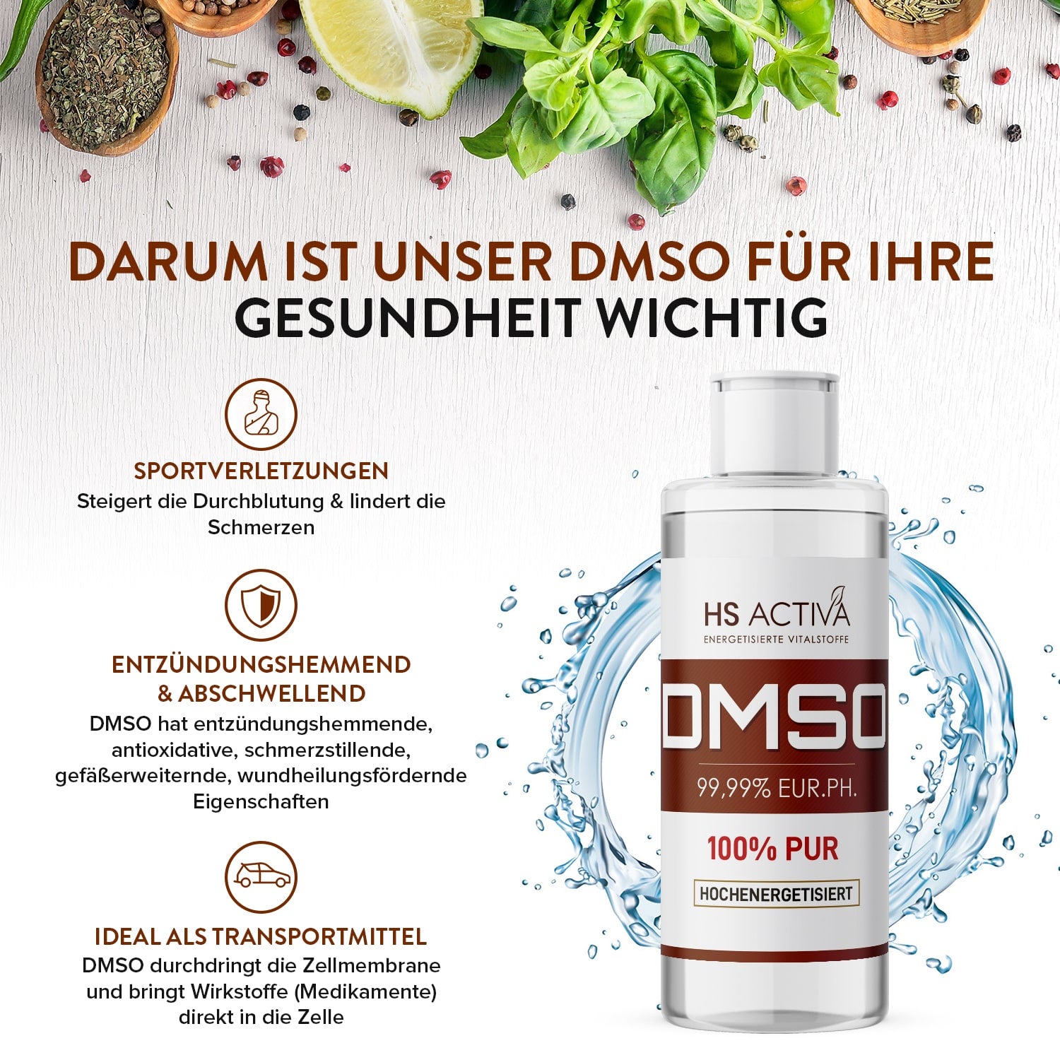DMSO (Verschiedene Darreichungsformen)