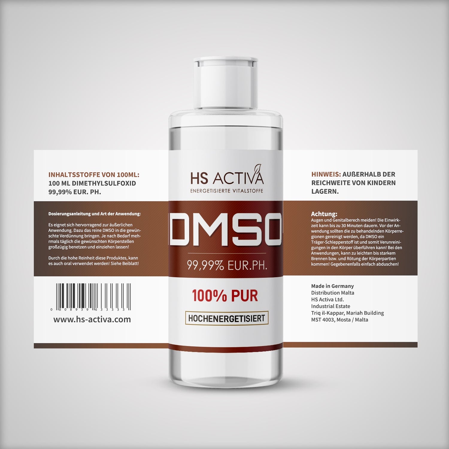 DMSO (Verschiedene Darreichungsformen)