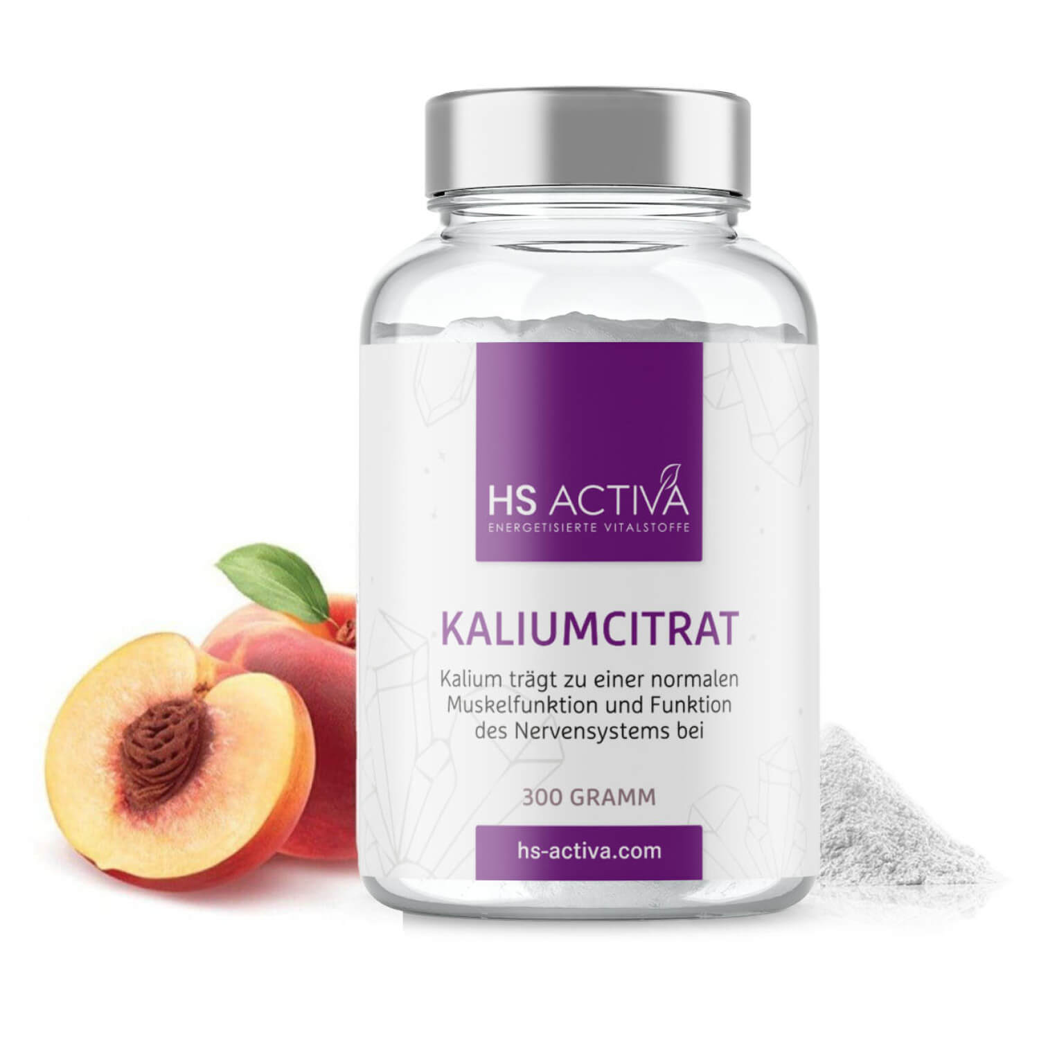 Kalium Citrat (250 Kapseln oder 300 g Pulver)