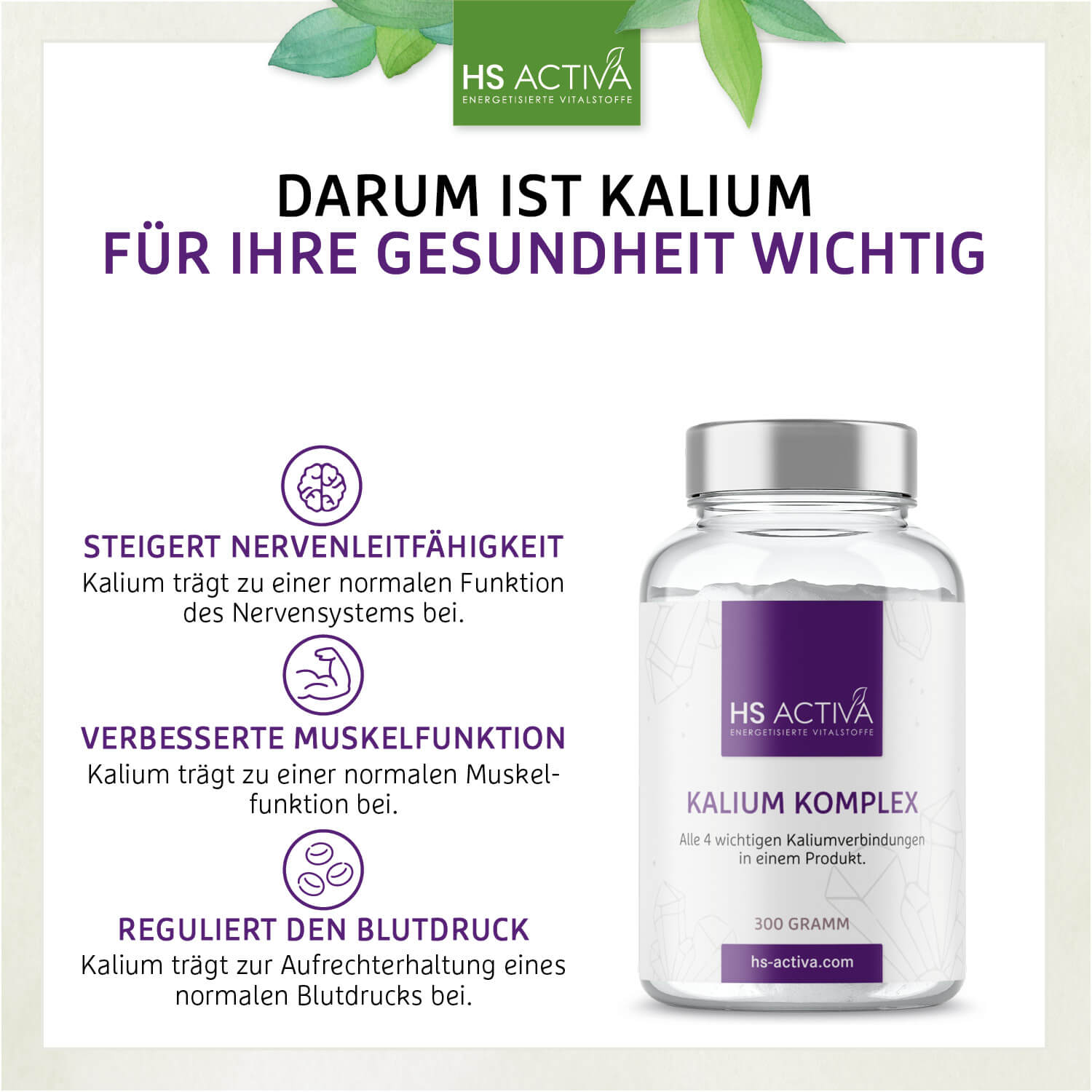 Kalium Komplex (300 Gramm)