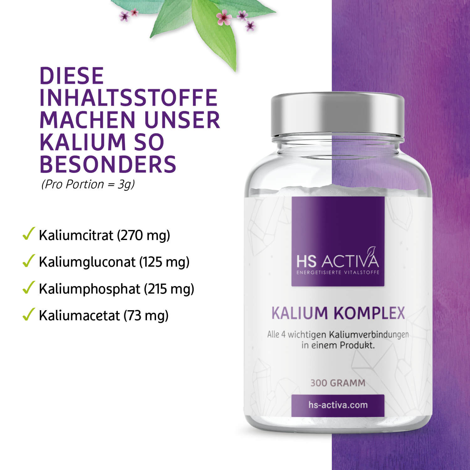 Kalium Komplex (300 Gramm)