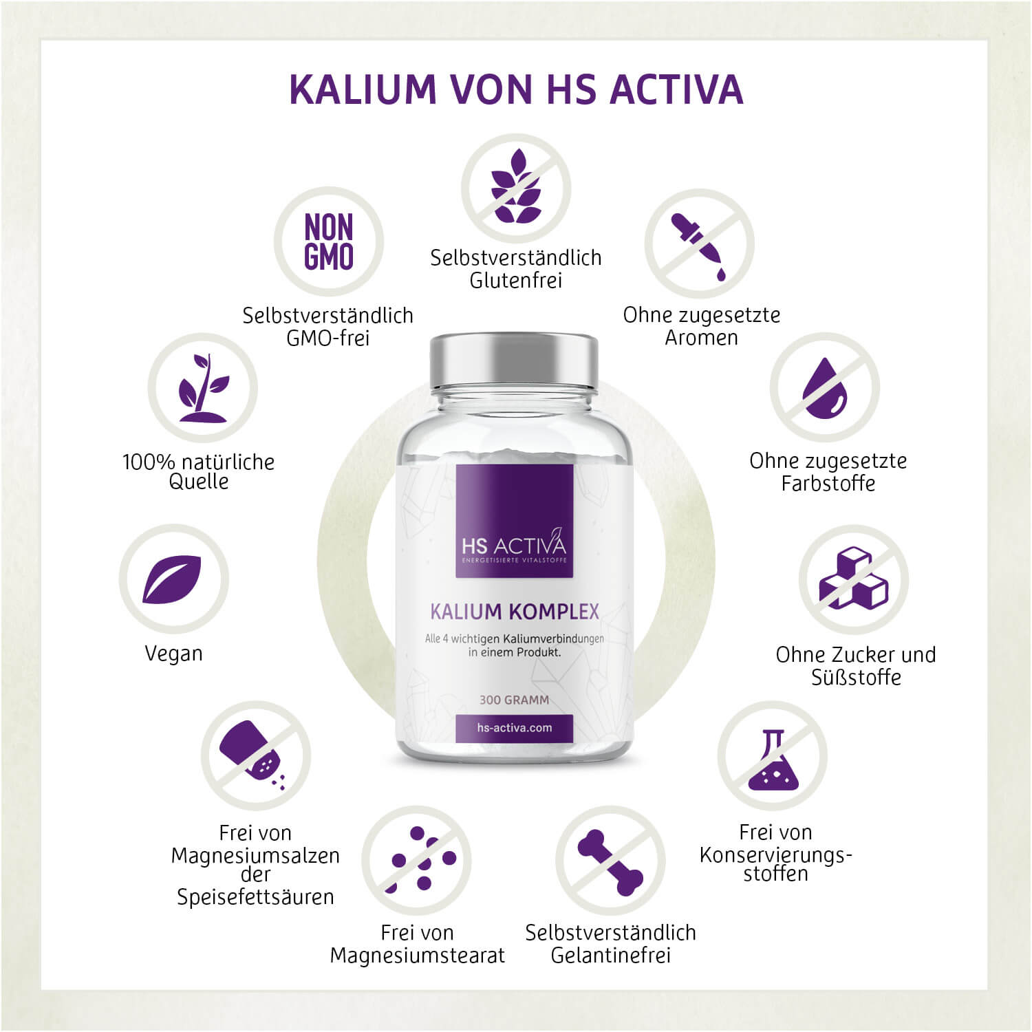 Kalium Komplex (300 Gramm)