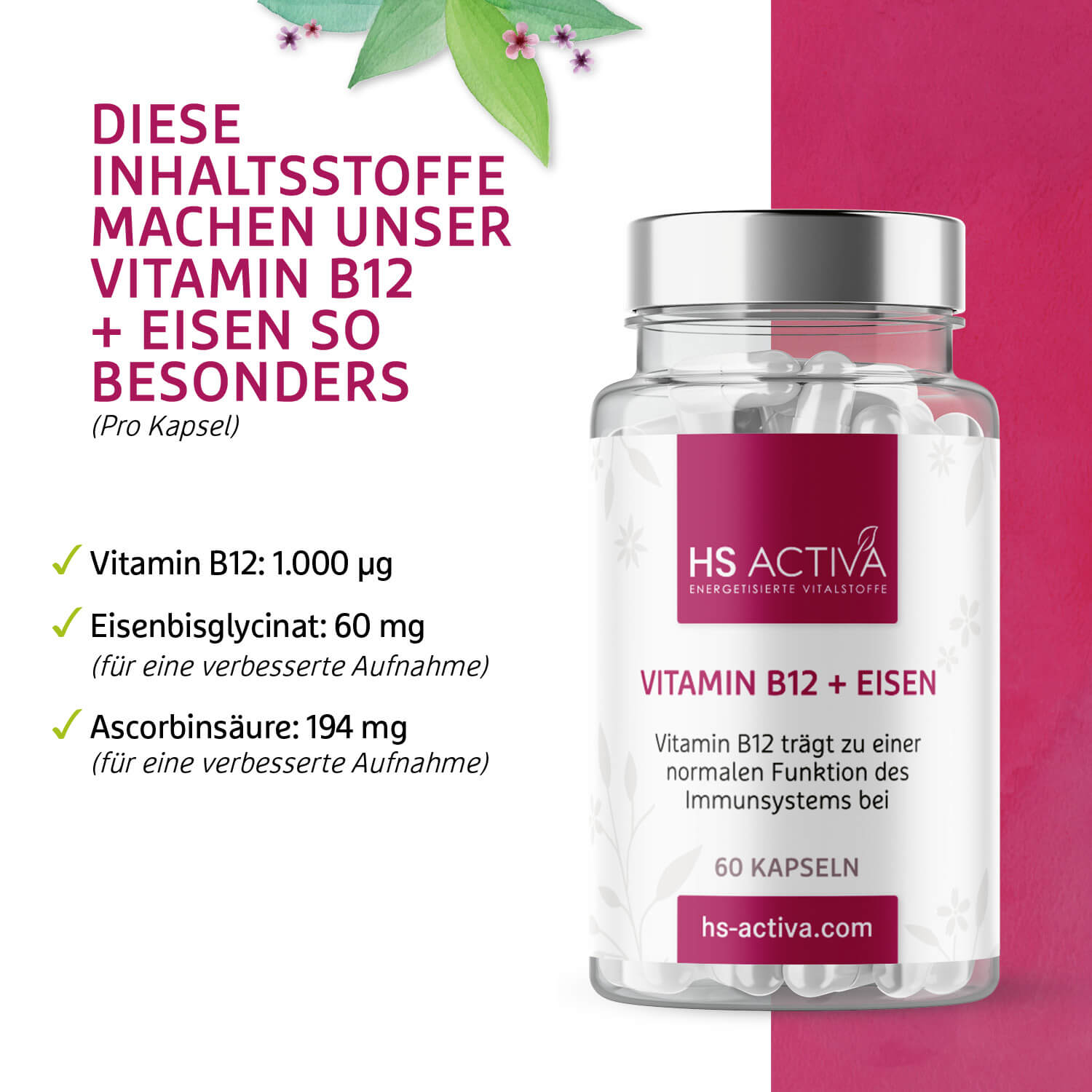 Vitamin B12 + Eisen