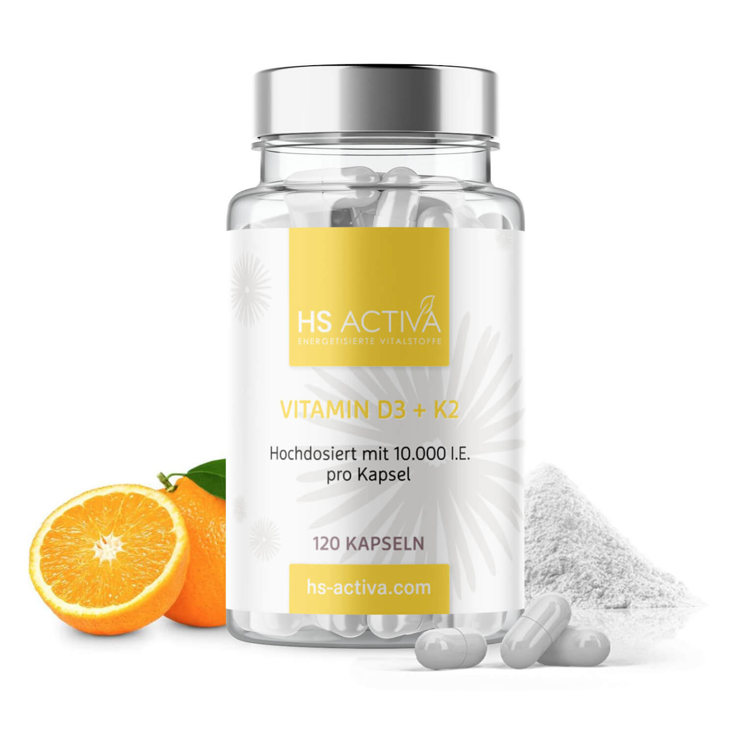 Vitamin D3 + K2 Hochdosiert - (30.000 I.E oder 10.000 I.E)