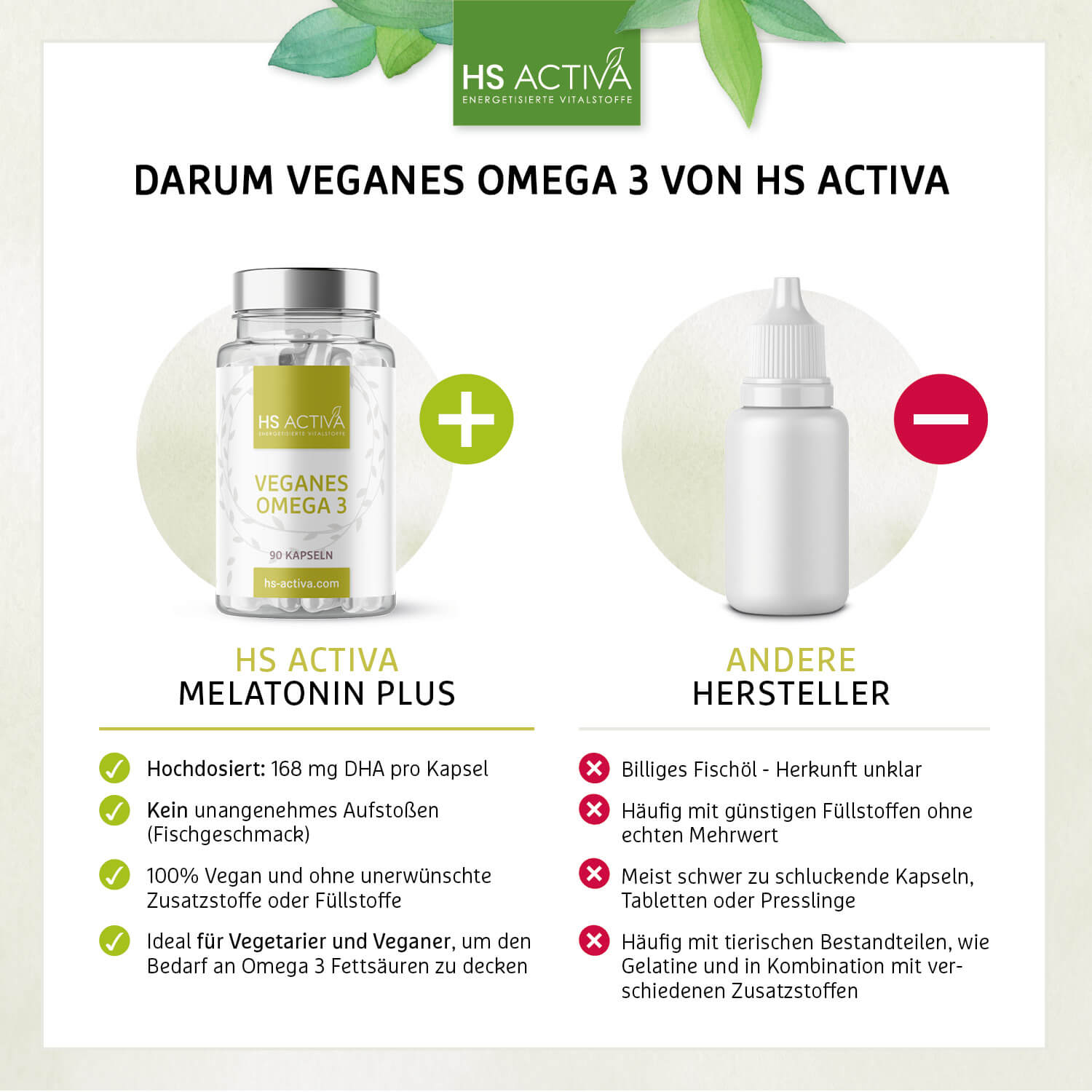 Veganes Omega 3 (90 Kapseln)
