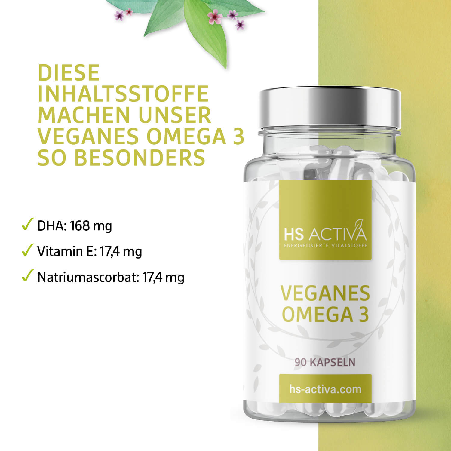 Veganes Omega 3 (90 Kapseln)