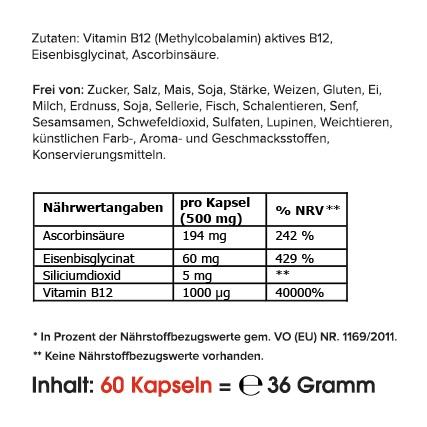 Eisen + Vitamin B12