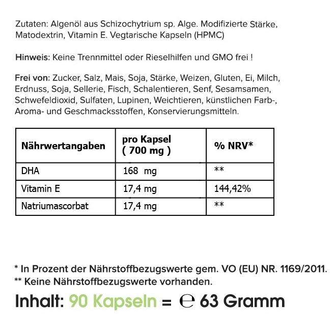 Veganes Omega 3 (90 Kapseln)