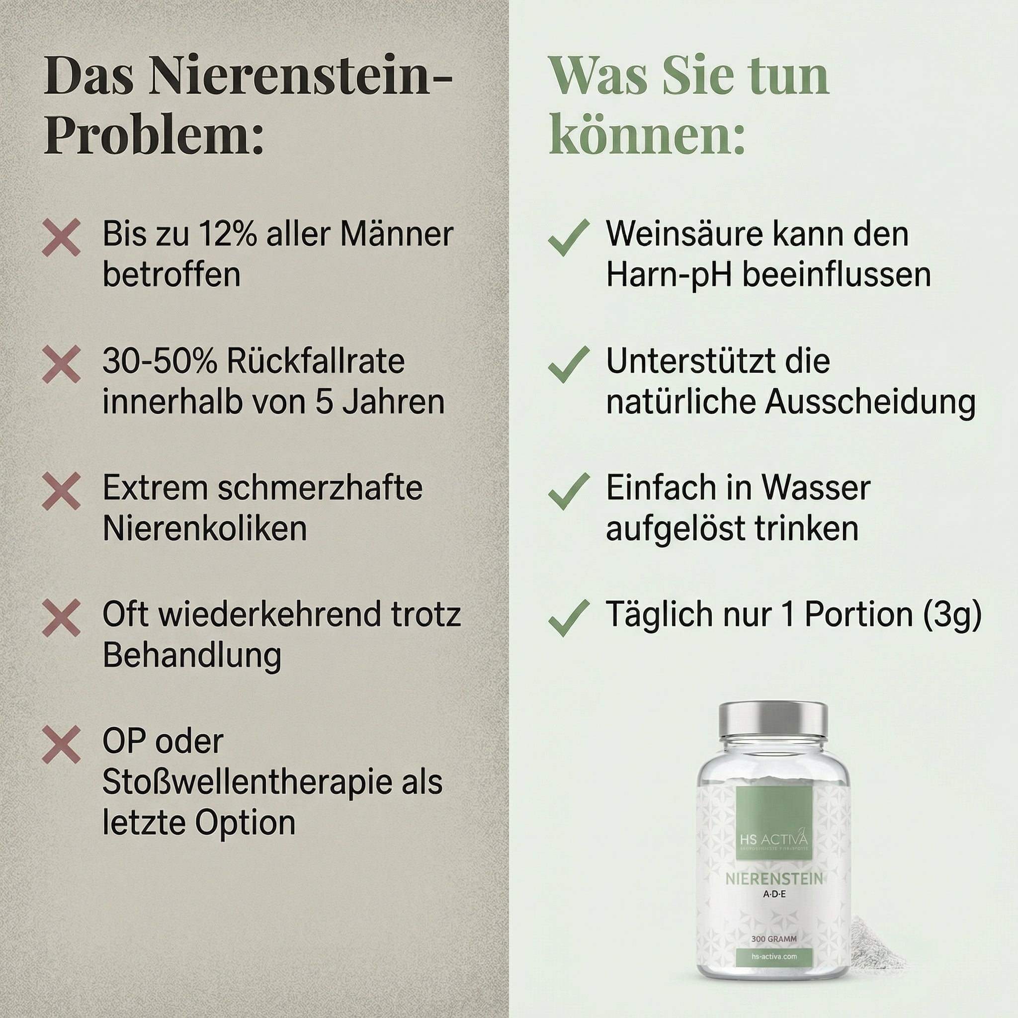Weinsäure kaufen (Nierenstein Terminator) - 300 Gramm