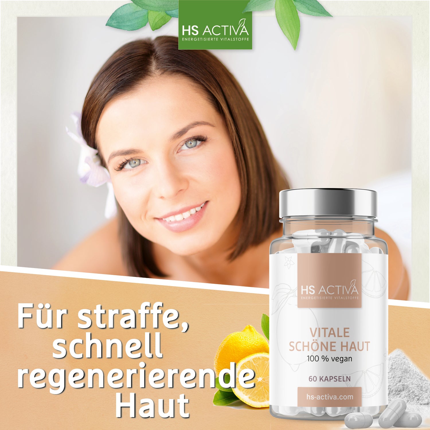 Vital Schöne Haut | Vegan | 60 Kapseln