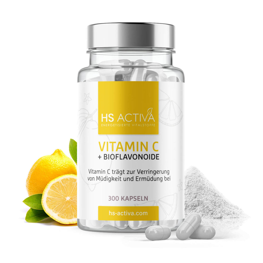 Vitamin C (300 Kapseln oder 300 g Pulver)