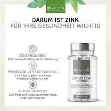 Laden Sie das Bild in den Galerie-Viewer, Zink 50 Plus C (Großpackung: 250 Kapseln)
