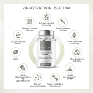 Zink 50 Plus C (Großpackung: 250 Kapseln)