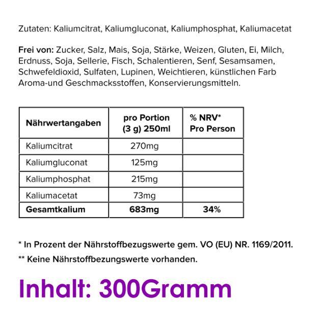 Kalium Komplex (300 Gramm)