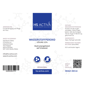 Wasserstoffperoxid H2O2 3,5 % - 250 ml
